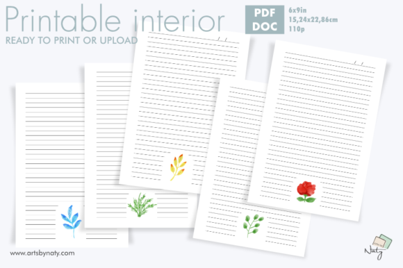 Discover the Charm of a Beautiful Floral Botanical Lined Journal