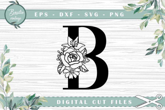 Discover the Versatility of Floral Letter B Alphabet Cutting Files
