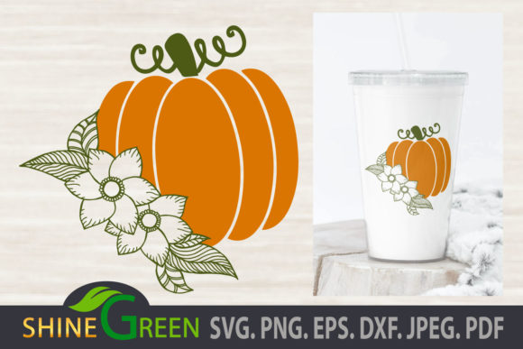 Embrace the Season with Floral Pumpkin SVG Designs