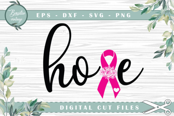Empowering Creativity and Awareness with Hope Breast Cancer Pink Ribbon Floral Designs