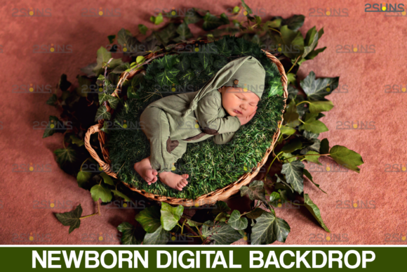 Enhance Your Newborn Photography with Baby Floral Backdrops and Photoshop Overlays