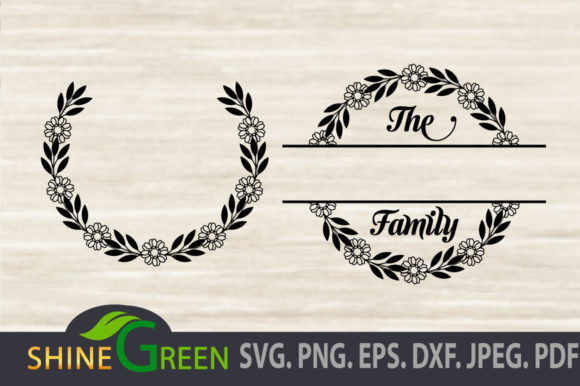 Enhancing Your Creative Projects with Floral Wreath Monogram - Flower Frames