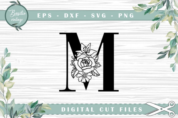 Explore Creative Possibilities with Floral M Cutting Files