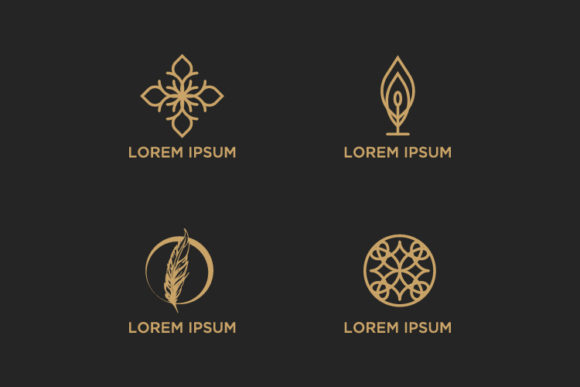 Explore Creativity with Floral Cosmetic Logo Bundle