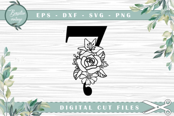 Exploring Floral Number 7 Cutting Files: A Comprehensive Guide