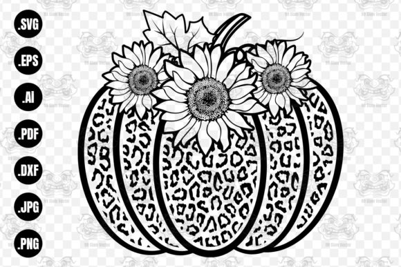 Unlocking Creativity with the Floral Pumpkin and Leopard SVG File